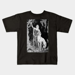 Sigmund and the Witch Woman - Harry Clarke Kids T-Shirt